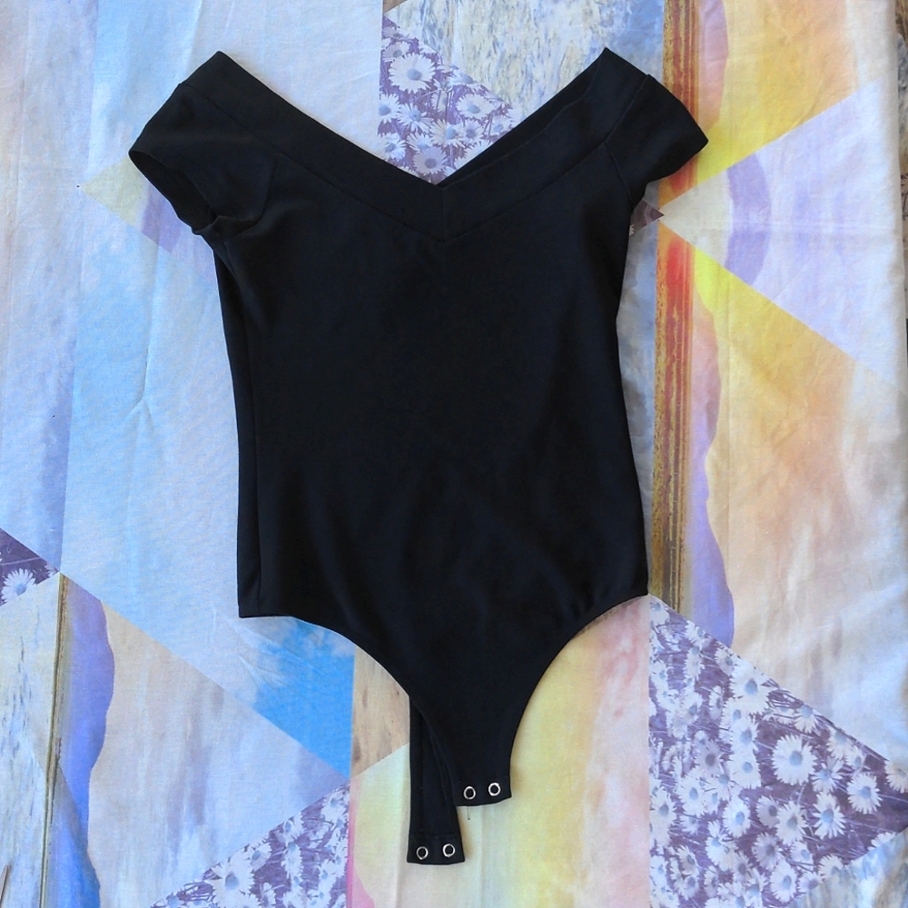Black Bodysuit Top - Express
